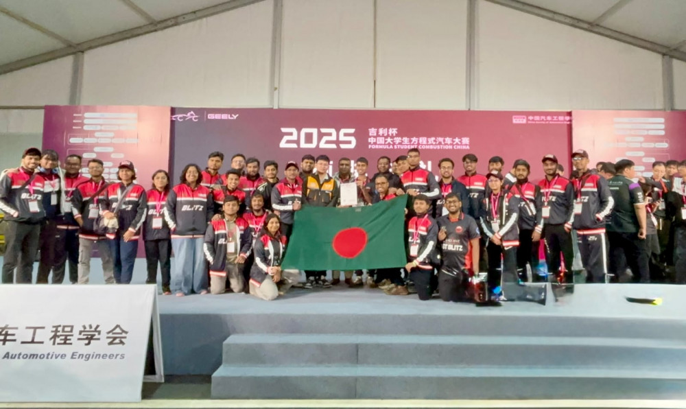 MIST Blitz Team Achieves Global Recognition at Formula Student China 2025